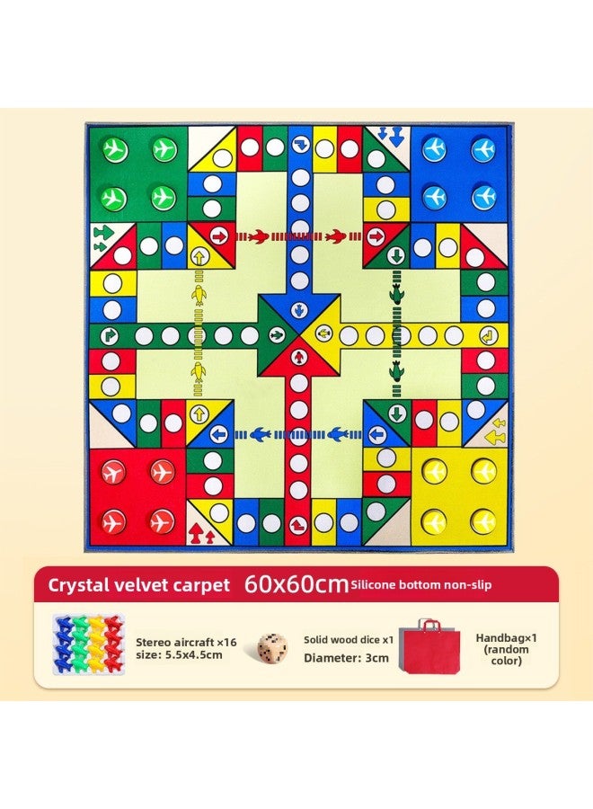 Flying Chess Carpet Type Children's Version Primary School Student Adult Large Size Millionaire Two-In-One Game Mat